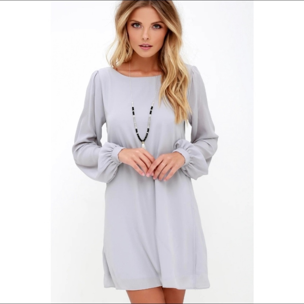 Lulu’s | Pale Purple Status Update Mini Shift Dress